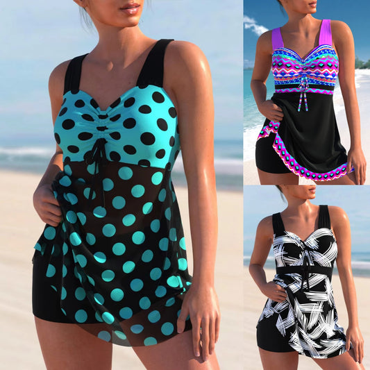 🩱🏖️[S-4XL] 2024 nou costum de baie imprimat pentru femei--3689496