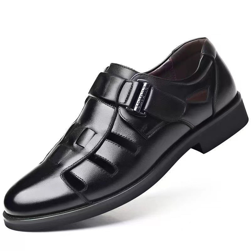 🎁👞【39-44】Pantofi la modă pentru bărbați din piele cu talpă moale, respirabili și ușoare-3736414