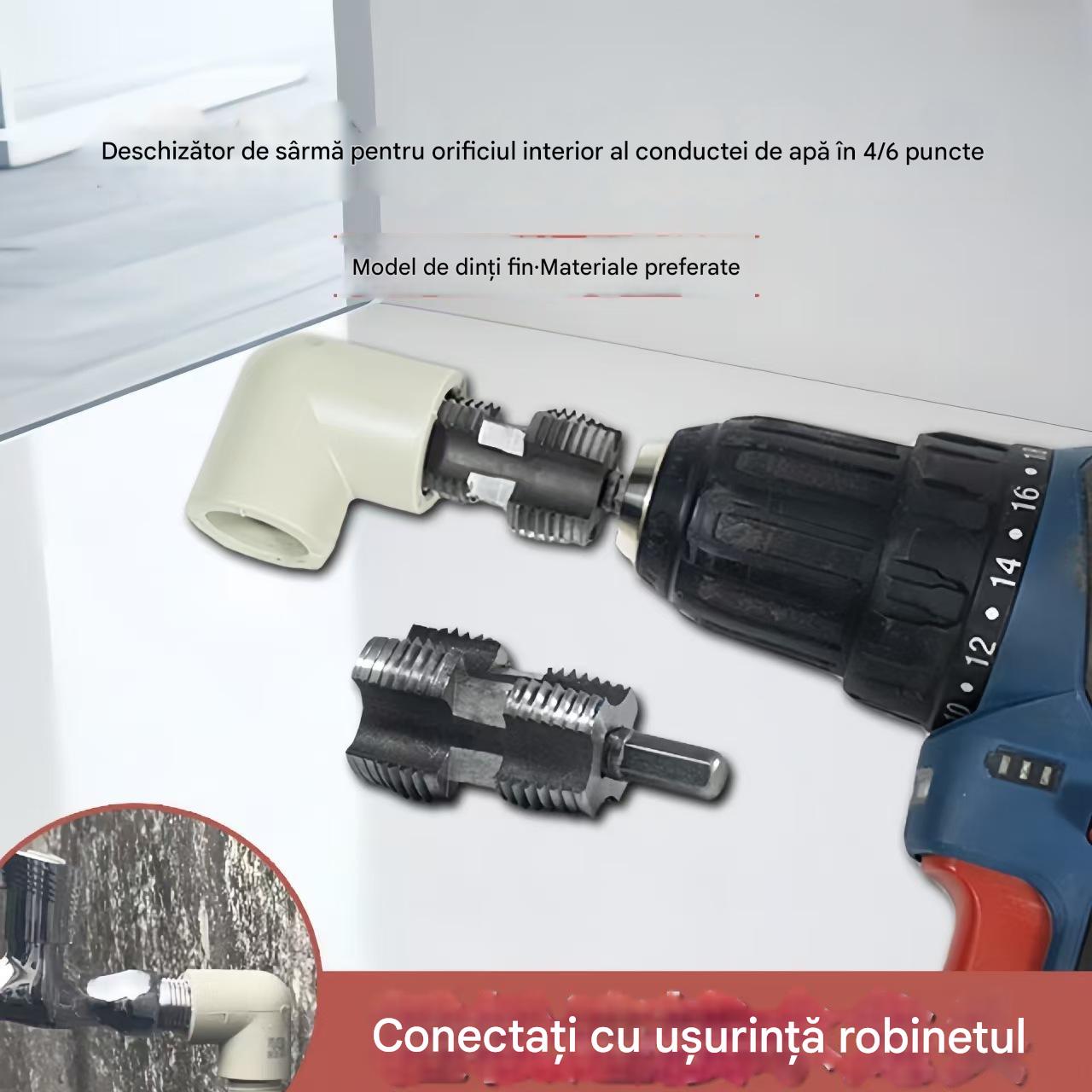 🛠️【Unelte de deschidere a sârmei interioare ale conductei de apă și set de instrumente de deschidere a sârmei exterioare】 4 puncte 6 puncte țeavă de apă PPR plastic PVC   3864478