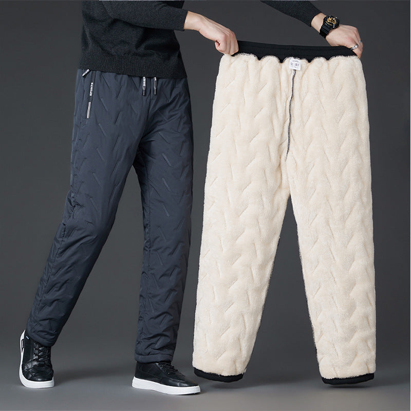 💥【M-7XL】Pantaloni unisex din bumbac din lână, impermeabili și rezistenți la vânt 3785754