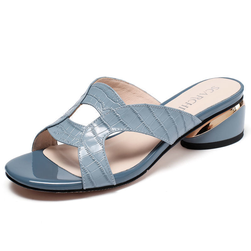 [34-42] Moda noi sandale elegante de damă cu toc gros 3704426