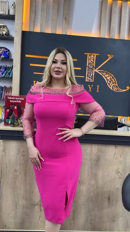 🌿🌸【S-5XL】Rochie elegantă, subțire, de înaltă calitate, la modă nouă de primăvară 2025