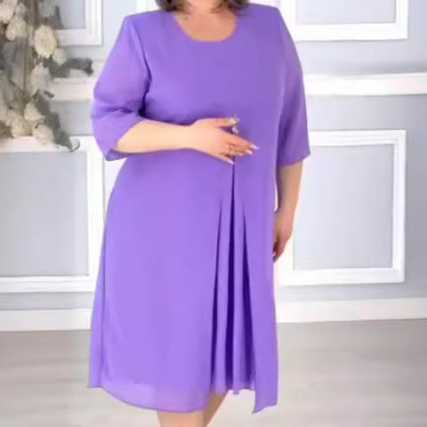 【🏆 Cele mai bine vândute produse】🔥🥰【S-5XL】2024 Rochie simpla multicolora