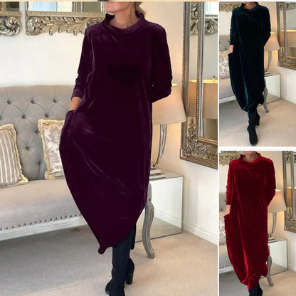 🔥🥰【S-5XL】Rochie nouă de catifea toamnă iarnă 2024 pentru femei 3812138