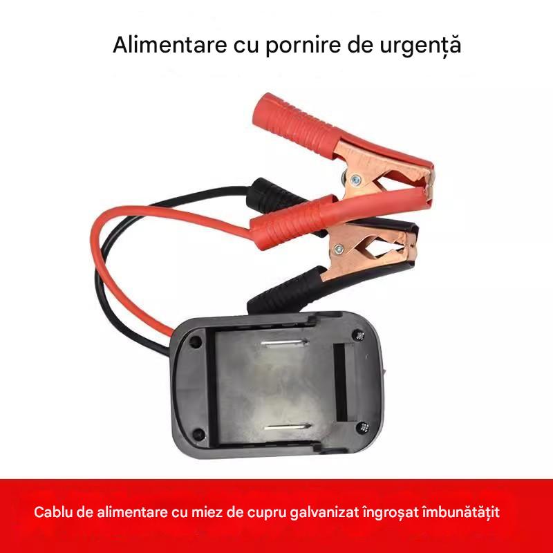 🚗🧰Convertor multifuncțional pentru pornire de urgență a bateriei auto【(interfață USB dublă)】3870845