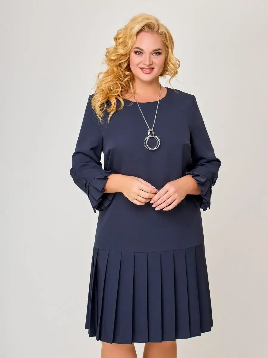 💌【S-5XL】👗 Iarna 2025, noua moda rochie eleganta retro plisata de inalta calitate-3816878