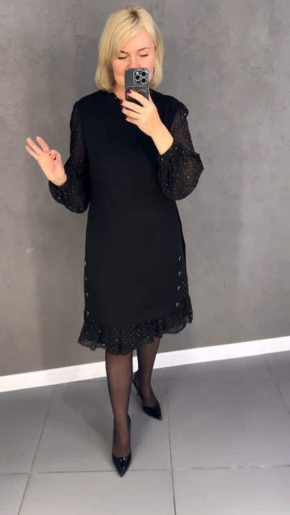 💖💖【S-5XL】🍁🍂Stil nou de toamnă și iarnă elegant de înaltă calitate, rochie 3804737