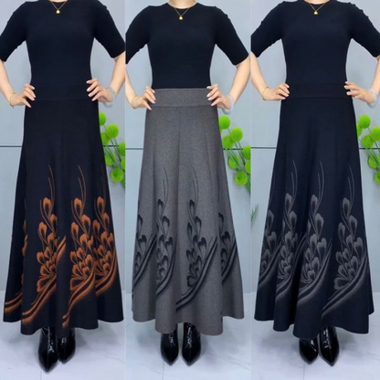 👗🎀【S-3XL】Fusta de lână îngroșată de toamnă și iarnă 3798692