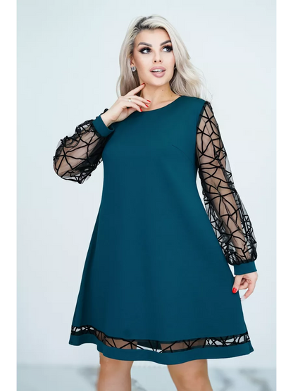 💞【S-5XL】🍁🍂Rochie elegantă din dantelă de înaltă calitate, la modă nouă, iarna 2024-3827448