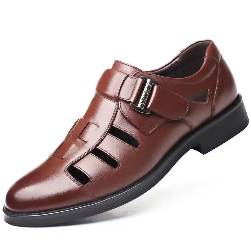 🎁👞【39-44】Pantofi la modă pentru bărbați din piele cu talpă moale, respirabili și ușoare-3736414