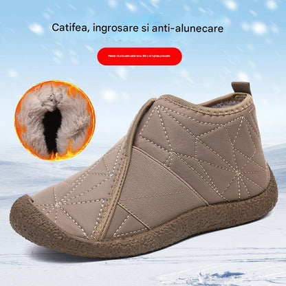 👢👢2024 pantofi noi de iarna din bumbac cizme de zapada dama talpa plata anti-alunecare plus catifea 3810985