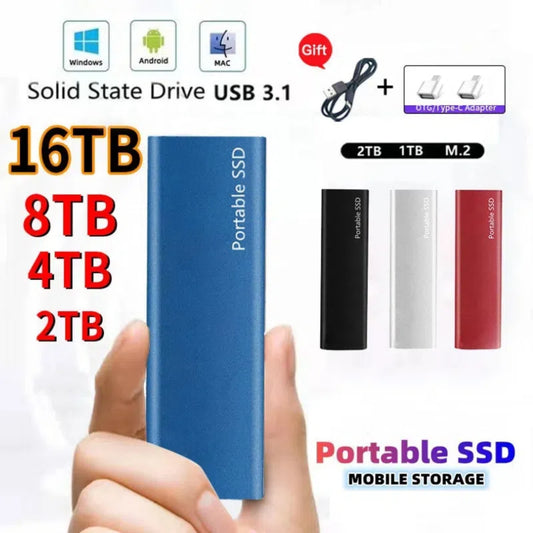 ✨【2TB、4TB、8TB、12TB、16TB】 Unitatea de stocare SSD de mare viteză pentru citire și scriere 3709985