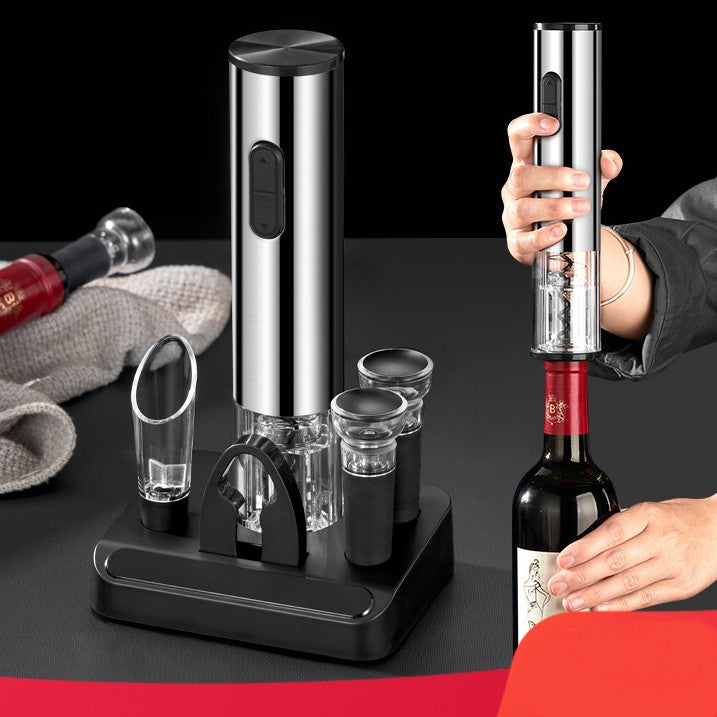 【📣50% off】🍷Set de deschizători de vin electric—Cadou minunat pentru orice iubitor de vin din viața ta 3710345