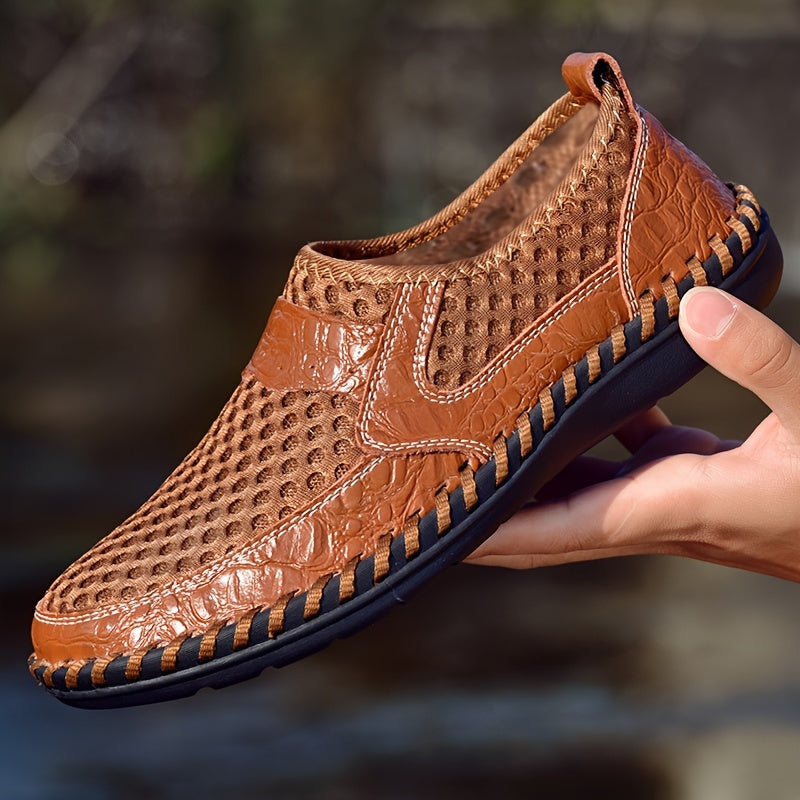 👞【38-50】 Sandale pentru bărbați de înaltă calitate, design plasă, ușoare și respirabile 3704434